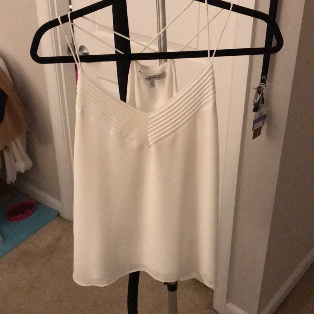 White chiffon tank (Naked zebra)